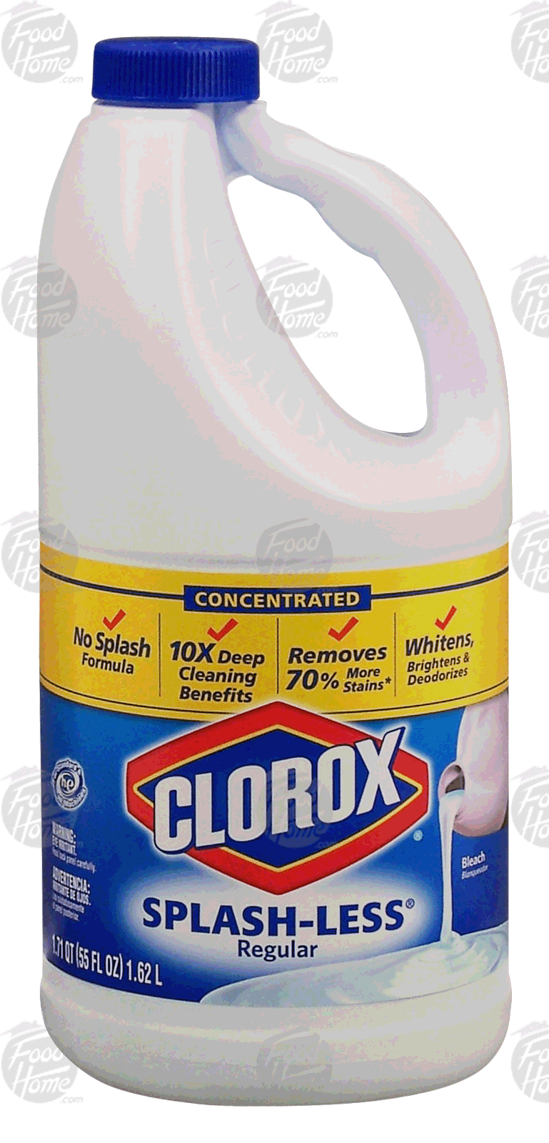 Clorox Splash-less concentrated splash-less bleach, regular Full-Size Picture